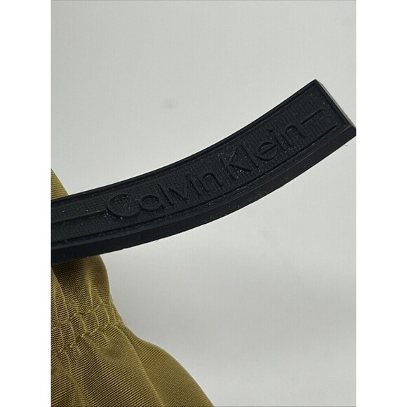 Calvin Klein Performance Quilted Puffer Zip Vest Small Mustard Yellow Cabincore - Picture 11 of 14